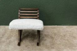 Rocking Footrest In Wood And Buckle -Cozy Seats Store c50e815b ae01 4ba8 9c4e b7354d9b68c2