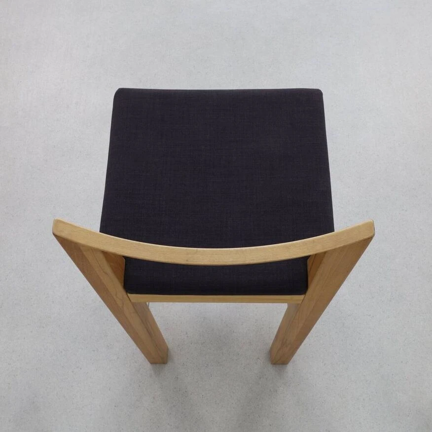 5x Bar Stool In Massive Wood By Göhring 3 5x Bar Stool In Massive Wood By Göhring - Image 3