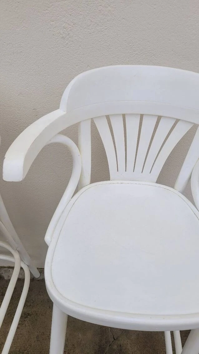 Set Of 3 Bentwood Restaurant Bar Stools Bistro 17 Set Of 3 Bentwood Restaurant Bar Stools Bistro - Image 17