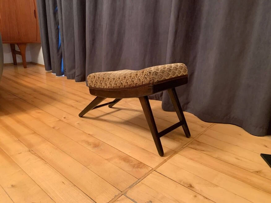 Footstool 3-1021, Gustav Bergmann, Germany, 1950s 6 Footstool 3-1021, Gustav Bergmann, Germany, 1950s - Image 6