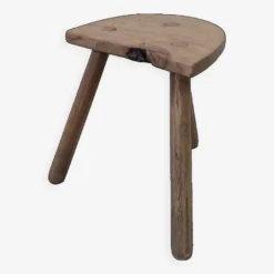 Vintage Farm Stool, Solid Wood, Tripod, 1950s -Cozy Seats Store cd101ca7 acdf 430e b571 fd20180c403d