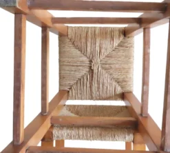 2 High Bar Stools With Straw And Solid Oak Wood Seat -Cozy Seats Store cdead01b d403 48d0 a7de eef6c9331b92