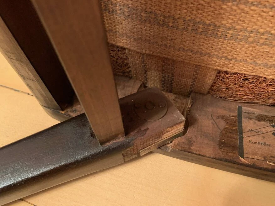 Footstool 3-1021, Gustav Bergmann, Germany, 1950s 16 Footstool 3-1021, Gustav Bergmann, Germany, 1950s - Image 16