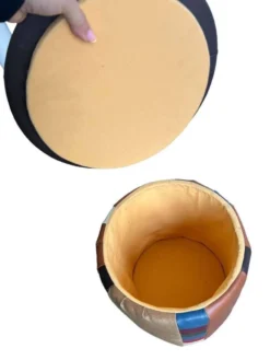 Vintage Patchwork Pouf / Box / Basket -Cozy Seats Store ce8a8882 d2d1 477d b8f8 5e3904230701