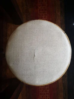 Rattan Stool / Plant Rest - 1970s