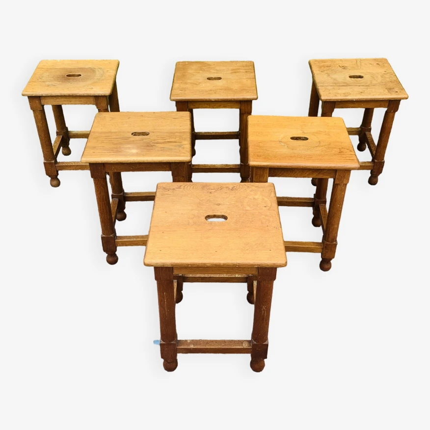 Set Of 6 Stools 12 Set Of 6 Stools - Image 12