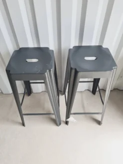 Gray Steel Bar Stool -Cozy Seats Store d2d463a8 1a2b 4e0e 93ca c3c9c96cd39c