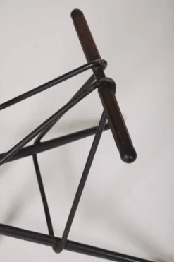 Willy Van Der Meeren Black High Stool