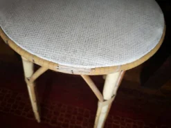 Rattan Stool / Plant Rest - 1970s -Cozy Seats Store d435a0f3 280b 4a9d 96f8 a206a6c51924