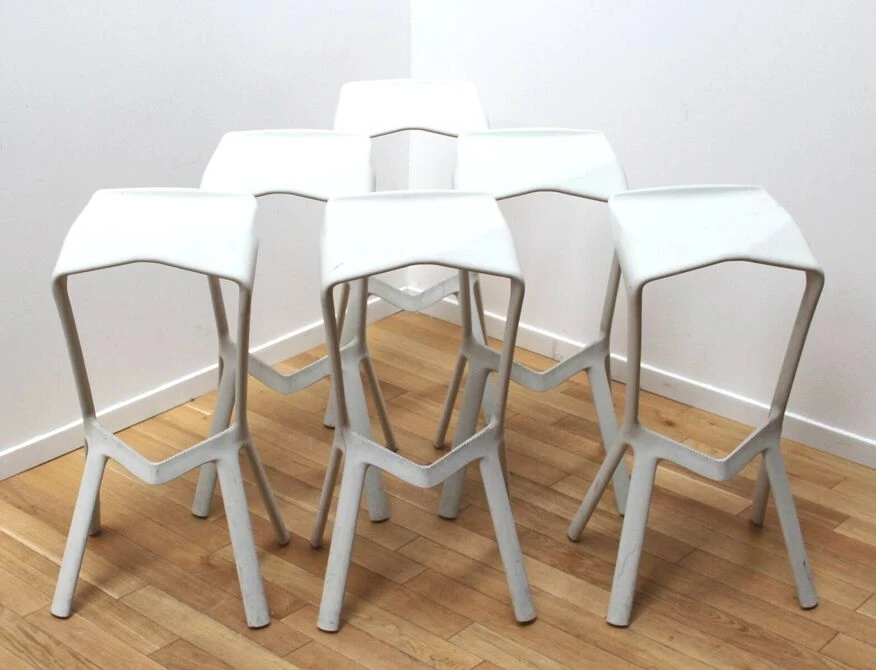 Miura Plank Bar Stools 4 Miura Plank Bar Stools - Image 4