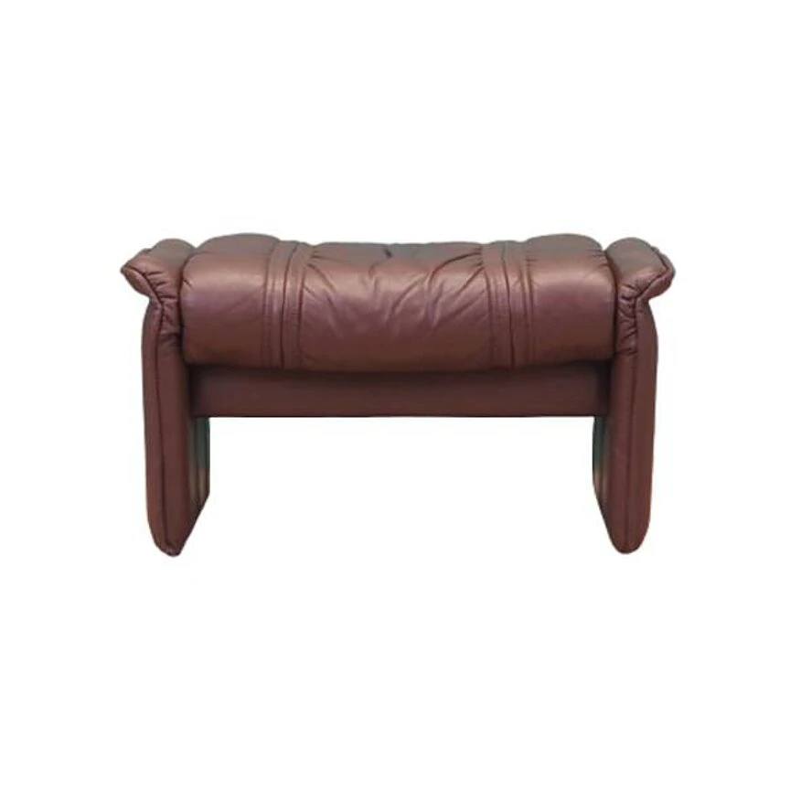 Leather Puff, Danish Design, 1970s, Production: Denmark 6 Leather Puff, Danish Design, 1970s, Production: Denmark - Image 6