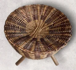 Vintage Rattan Ottoman Stool From The 70s -Cozy Seats Store d79be7c6 f79e 47ac aa51 9048bbefe74e