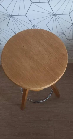 Large So-called “watchmaker” Screw Stool In Solid Beech. -Cozy Seats Store d98bd9db 357f 4011 b340 c0ff4502e340