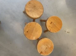 Stool Called "Massue" Charlotte Perriand For 60s Bows -Cozy Seats Store db04199c 5225 457a 8c7b ecab4b7ed593