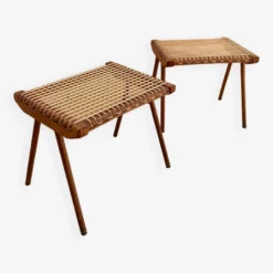 Pair Of 50s George Tigien Stools -Cozy Seats Store dc8e97df 6ca5 4ad3 b9ec bf54c179d529