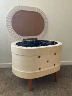 Vintage Chest Pouf From The 60s
