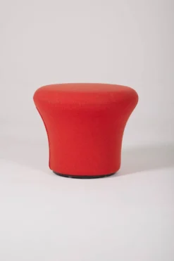Pierre Paulin Red Pouf "Mushroom" -Cozy Seats Store dfeab7ed 0a1e 4567 adf5 47b2e8e19564