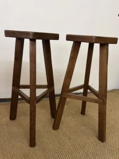 Pair Of Vintage Brutalist Bar Stools -Cozy Seats Store e14c3815 7070 4d6a 83c1 b85bc99523e6