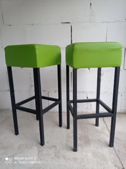 Pair Of Bar Stools In Sky Green -Cozy Seats Store e15c5f84 145f 4bbc 95a5 db9cd83bf740