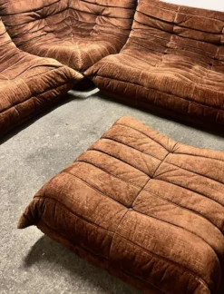 Ligne Roset Velvet Pouf, TOGO Model 1st Edition 1970 -Cozy Seats Store e1c86235 2498 4853 8259 6ee30c798275