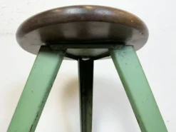 Green Industrial Workshop Stool, 1960s -Cozy Seats Store e2bc0e3f 4d76 4328 a4da f68a5fc04e15