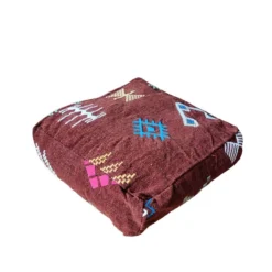 Brown Berber Pouf With Bohemian Patterns -Cozy Seats Store e31c0ad8 5ac4 48c2 ab08 fc7e4a5a87b8