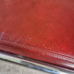 Set Of 2 Vintage Chrome And Leather Poufs -Cozy Seats Store e601206e b2f1 4eee aed3 fbe1ec3419d0