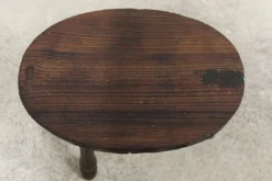 Low Brutalist Solid Wood Stool 1950 -Cozy Seats Store e60cea89 d9da 40d8 a7c3 e7cb11135334