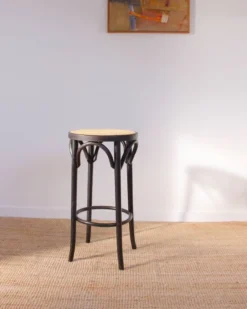 Vintage Wood And Cane Stool -Cozy Seats Store e6c7b3ef 554d 4e49 ac56 ddee9c85b2c3