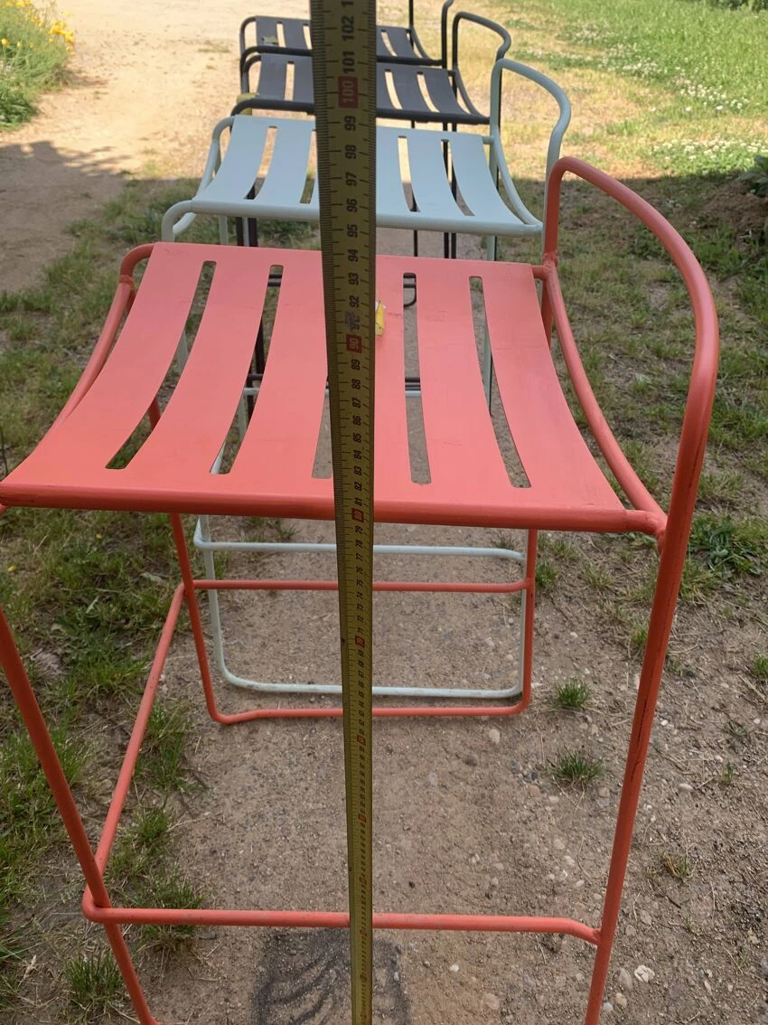 4 Fermob High Chairs 1 4 Fermob High Chairs