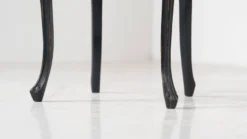 Contemporary Pair Of Bar Stools Louis XV Style, Green Fabric, Belgium -Cozy Seats Store e7b1683c 6fe5 438a be1e 3ad70b5938e4