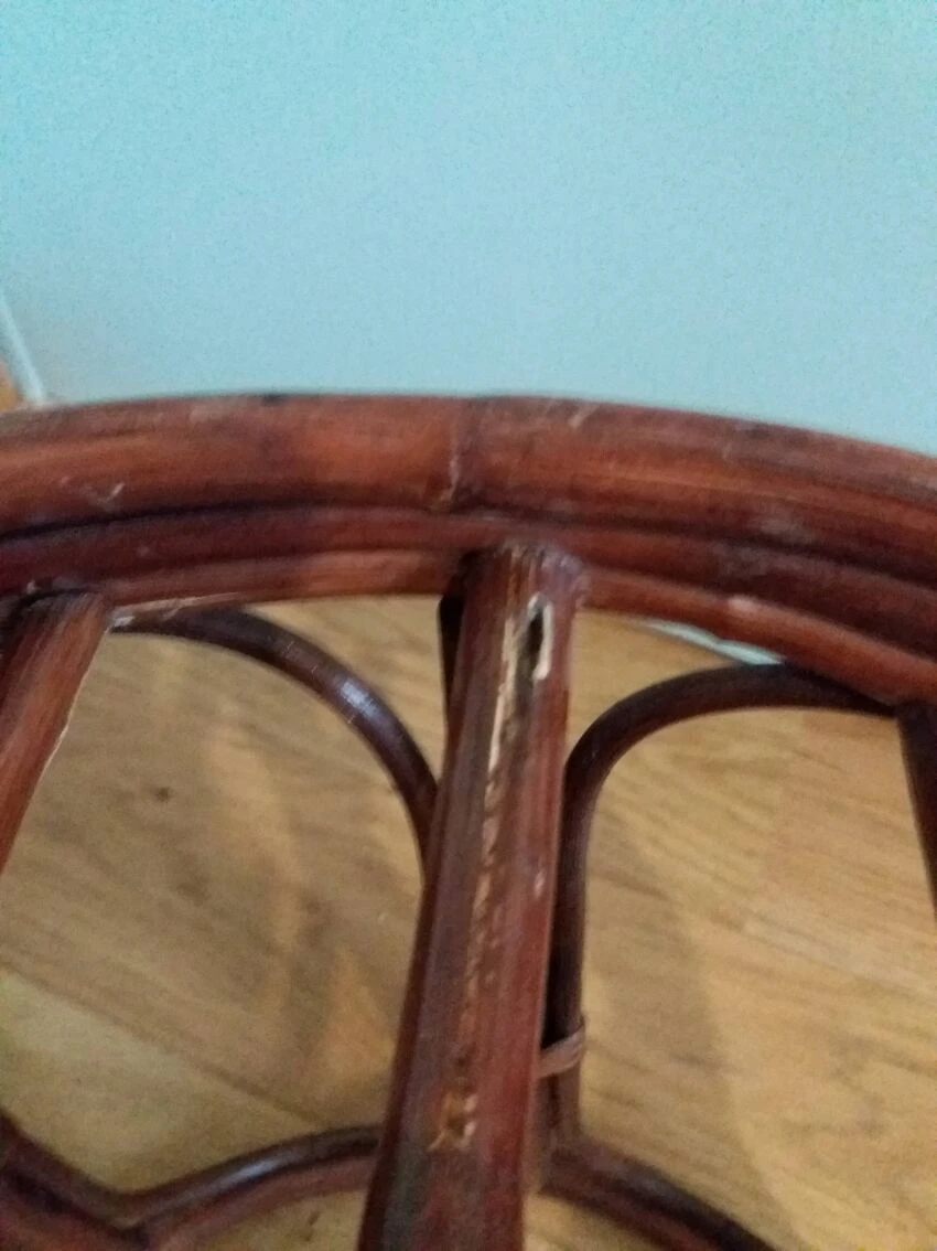 Wicker Pouf With Cushion 18 Wicker Pouf With Cushion - Image 18