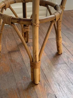 Vintage Rattan Stool