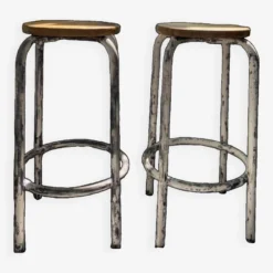Pair Of High Stools / Bar / Workshop / Industrial Design -Cozy Seats Store ea82c115 3d57 431f 8134 0bf0aa2d5fb0
