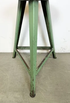 Green Industrial Workshop Stool, 1960s -Cozy Seats Store ec41a640 e0da 498b a738 b7fc6a9b6953