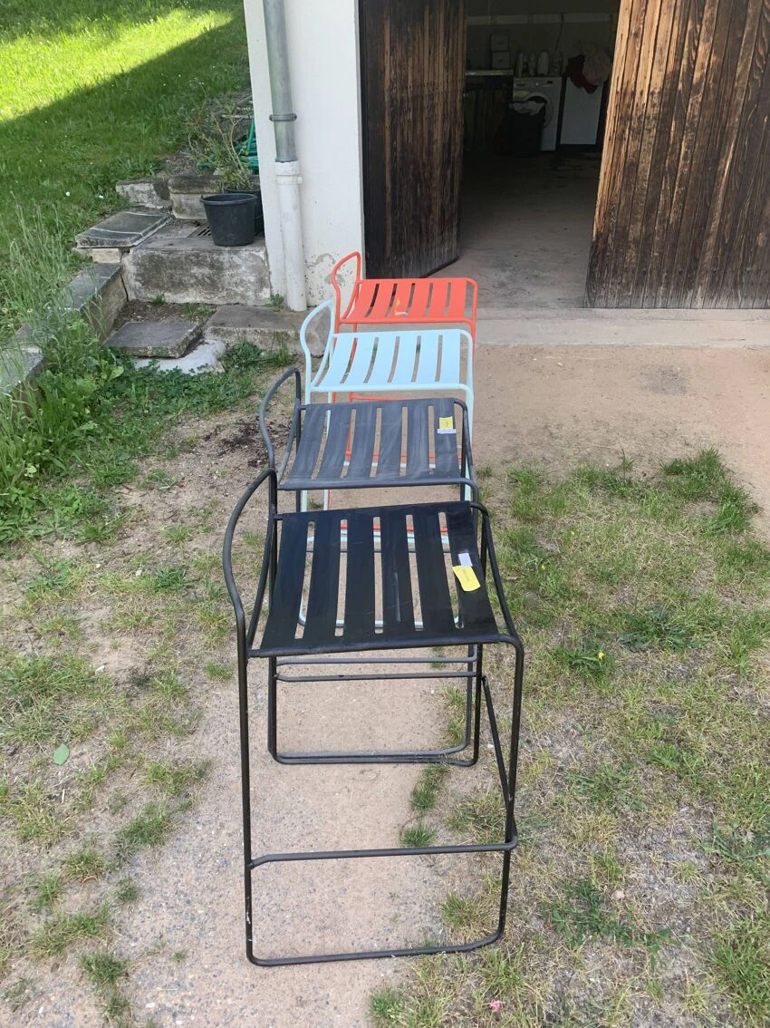 4 Fermob High Chairs 8 4 Fermob High Chairs - Image 8