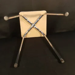 Vintage White Formica Stool -Cozy Seats Store edf8c791 2397 44fd 94cc c4ceb8e1668b