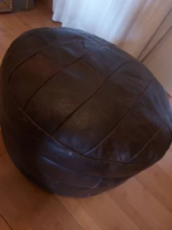 Leather Patchwork Pouf, Vintage 70'S By Sede -Cozy Seats Store f46a6419 d6f7 41e5 932e de3e9b45474b