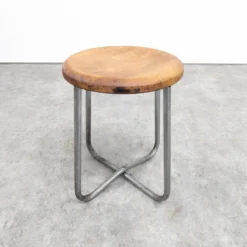 Tubular Steel Hocker By Karel Ort For Gottwald, 1930s -Cozy Seats Store f6d90b61 ed5e 4625 96f9 648b3cb7d866