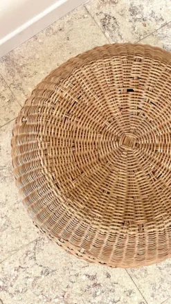 Vintage Rattan Pouf 80s -Cozy Seats Store fb04e526 9276 4a3c bcbe 93af67f2fc0c