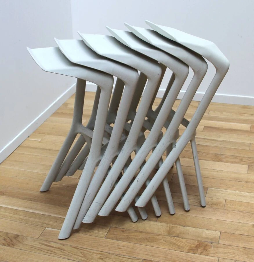 Miura Plank Bar Stools 3 Miura Plank Bar Stools - Image 3