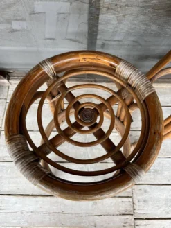 Vintage Bamboo Rattan Stool -Cozy Seats Store fe621144 e1cc 4a78 8486 81312d59f85a